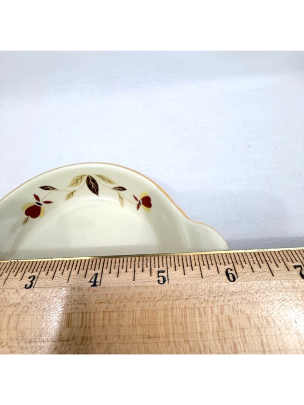 Hall NALCC Autumn Leaf 1997 Double egg cups & 2015 Shirred egg plate appears unu - Picture 12 of 16